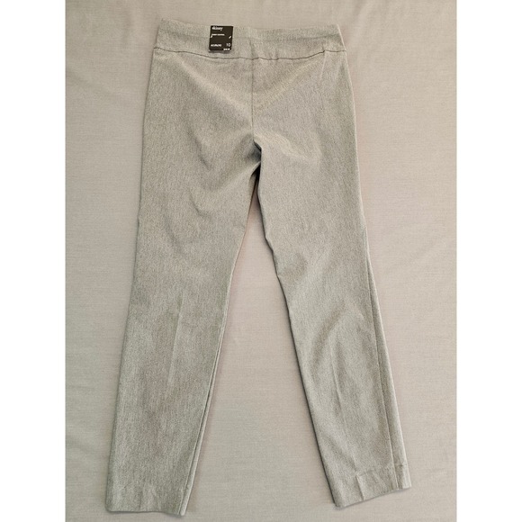 Alfani Womens Skinny Pants Tummy Control LT GREY HEATHER Size 10 - Picture 8 of 8